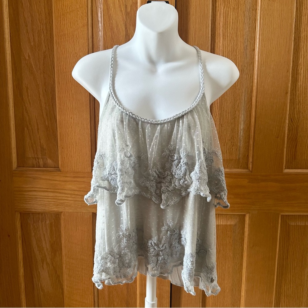 A&F Light Blue Cami - Picture 6 of 10